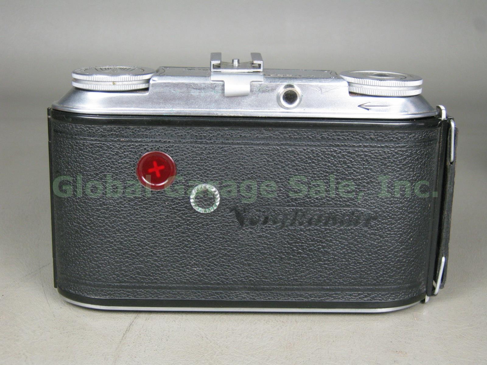 Vintage Voigtlander Bessa II Rangefinder Camera Leather Case Original Box Bundle 3