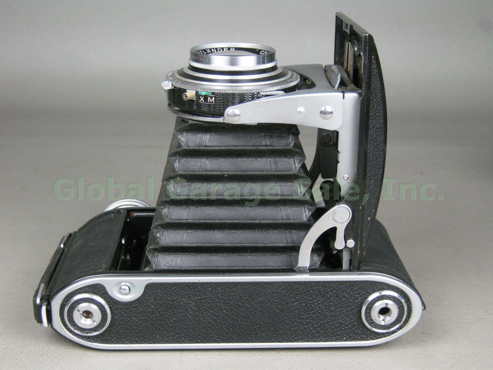 Vintage Voigtlander Bessa II Rangefinder Camera Leather Case Original Box Bundle 6