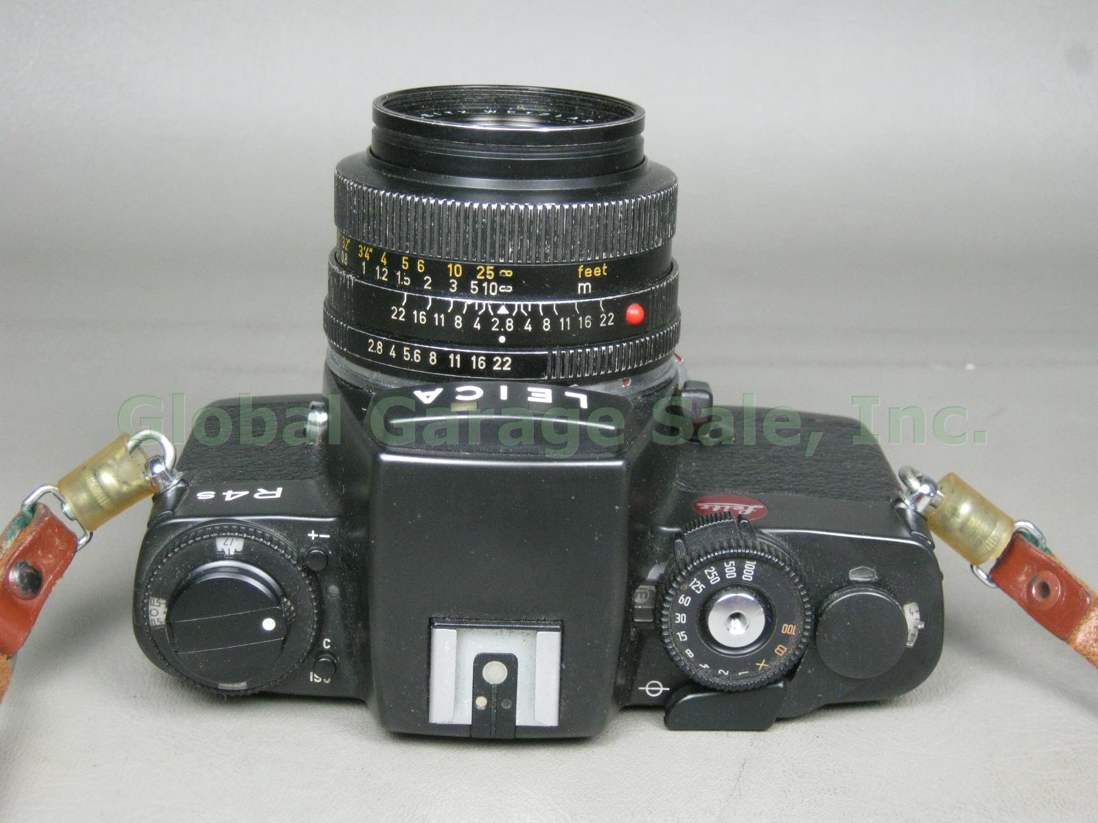 Vintage Leitz Leica R4s Camera Elmarit-R 1:2.8 f/2.8 35mm Lens Manuals Bundle NR 5