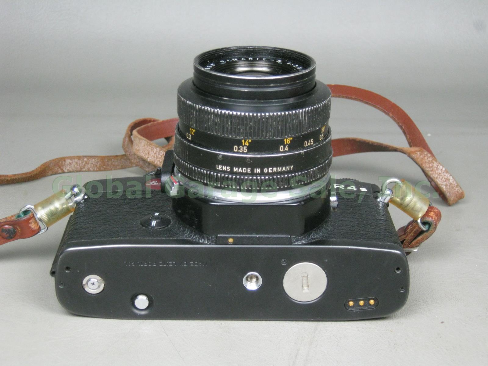 Vintage Leitz Leica R4s Camera Elmarit-R 1:2.8 f/2.8 35mm Lens Manuals Bundle NR 6