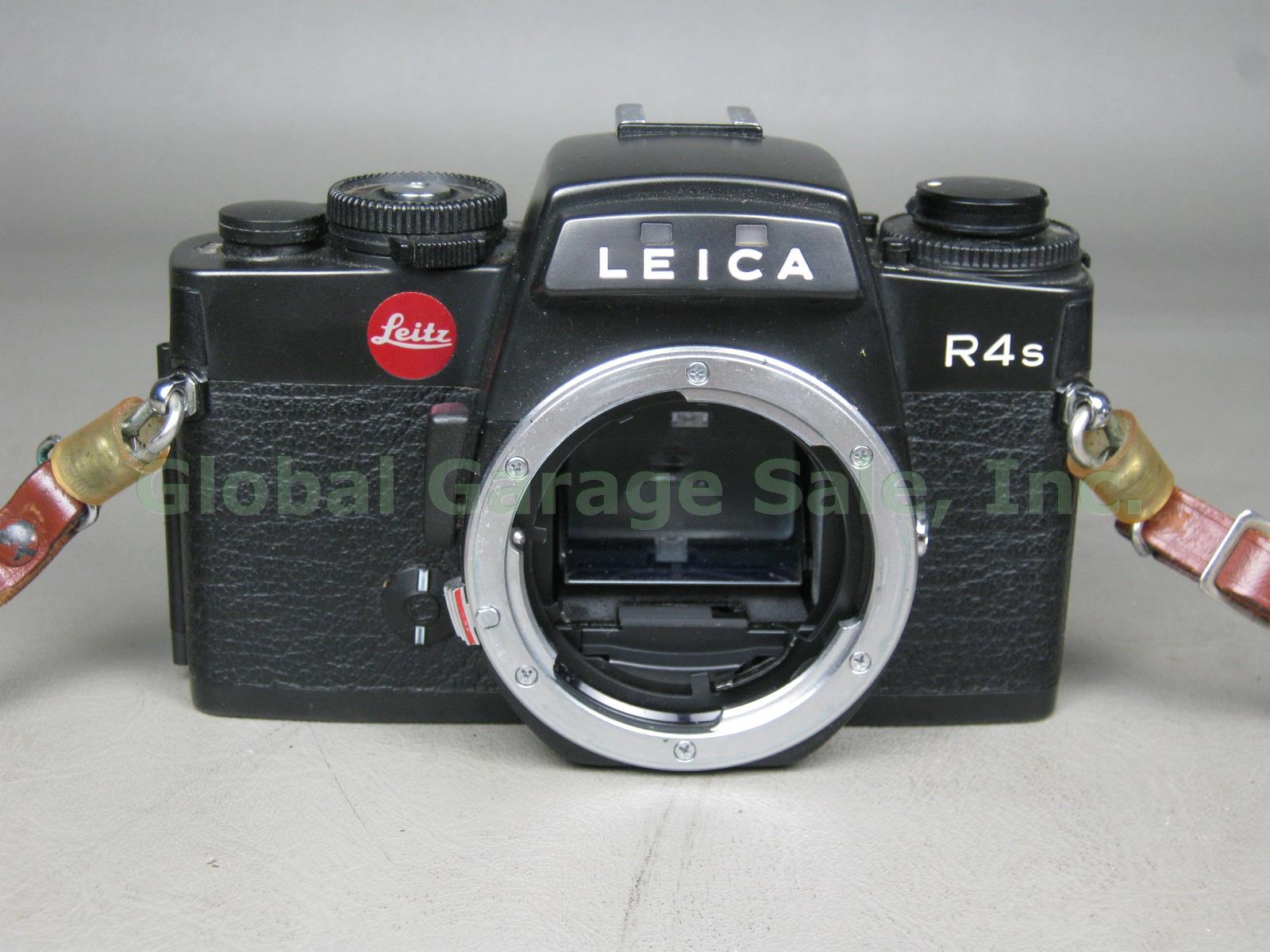 Vintage Leitz Leica R4s Camera Elmarit-R 1:2.8 f/2.8 35mm Lens Manuals Bundle NR 10