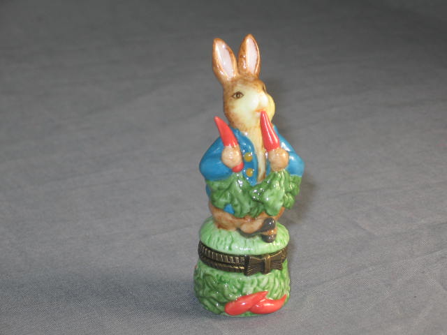 6 Beatrix Potter PHB Miniature Hinged Trinket Boxes MCF 3