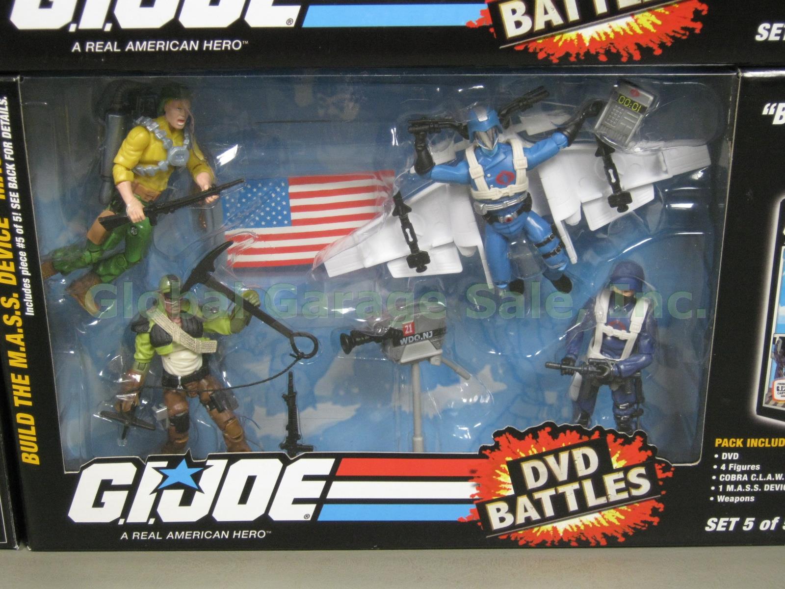 New 25th Anniversary GI Joe DVD Battles Set Lot 1 2 3 4 + 5 Alpine Best Of 