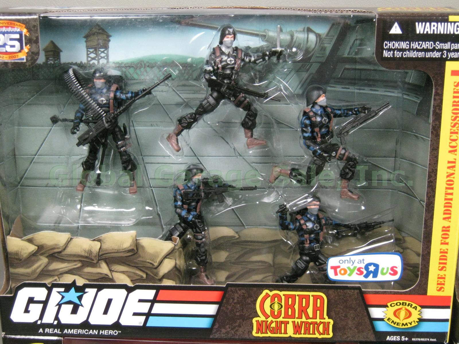 4 GI Joe Figure Sets Crimson Guard Firefly Trooper Cobra Night Watch Snake Eyes+ 1