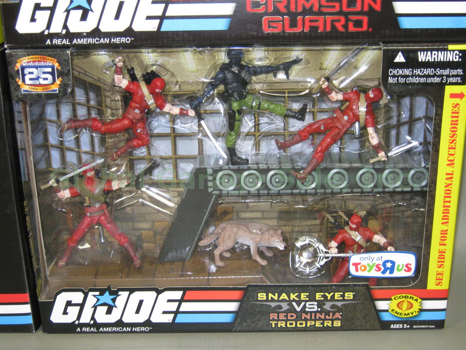 4 GI Joe Figure Sets Crimson Guard Firefly Trooper Cobra Night Watch Snake Eyes+ 4