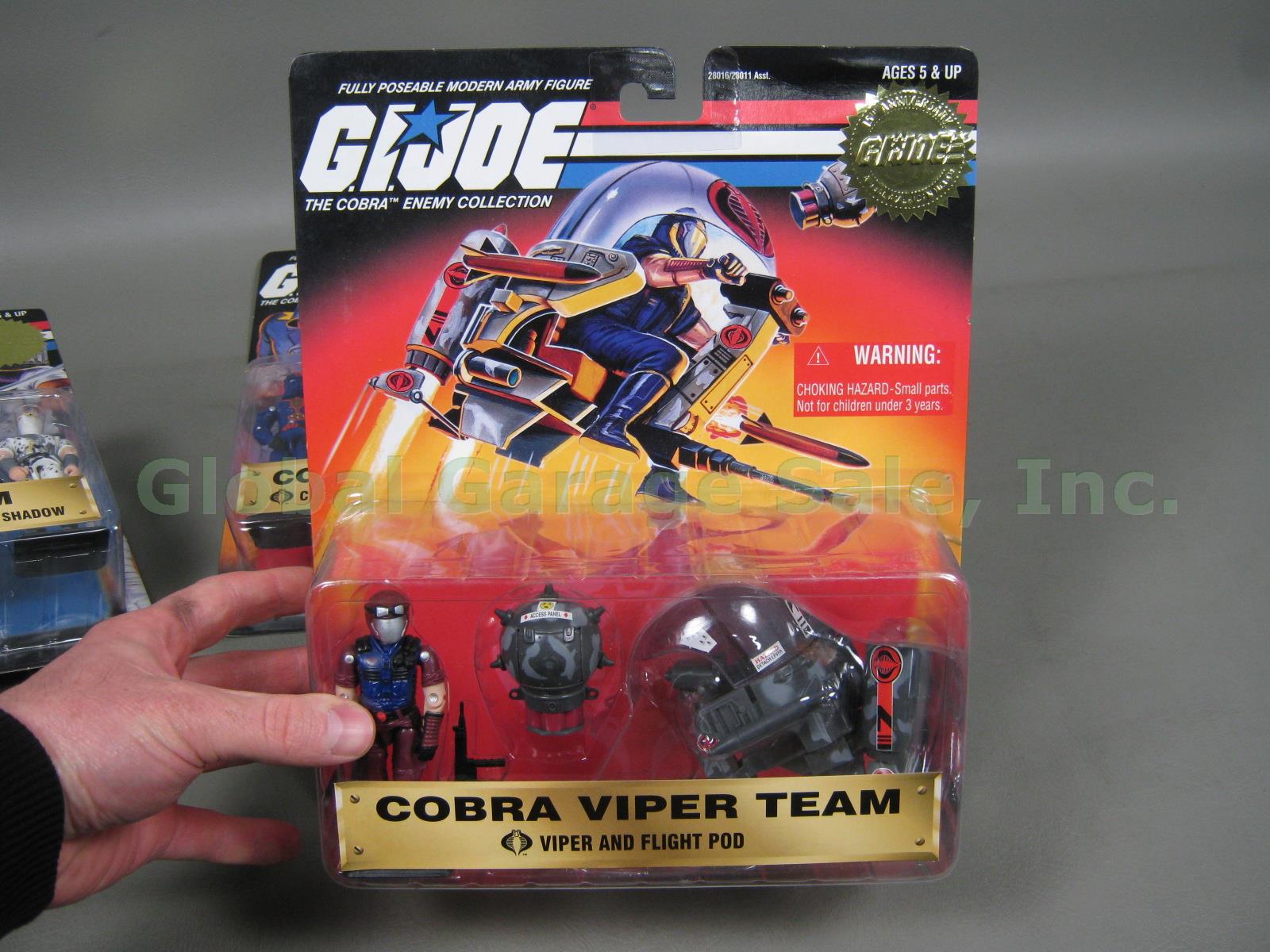4 Sealed GI Joe Figure Sets Arctic Mission Commando Cobra Command Viper Team Lot 4