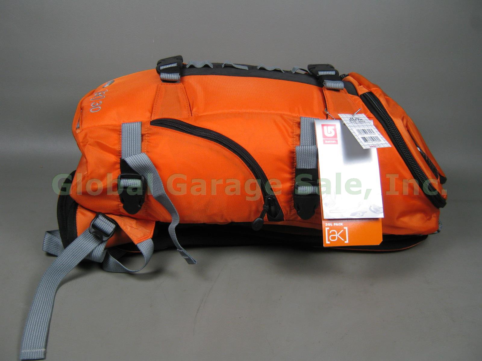 NEW NWT Burton AK 30 30L Pack FW Snowboard Backpack Pack Truant Orange NO RES! 3