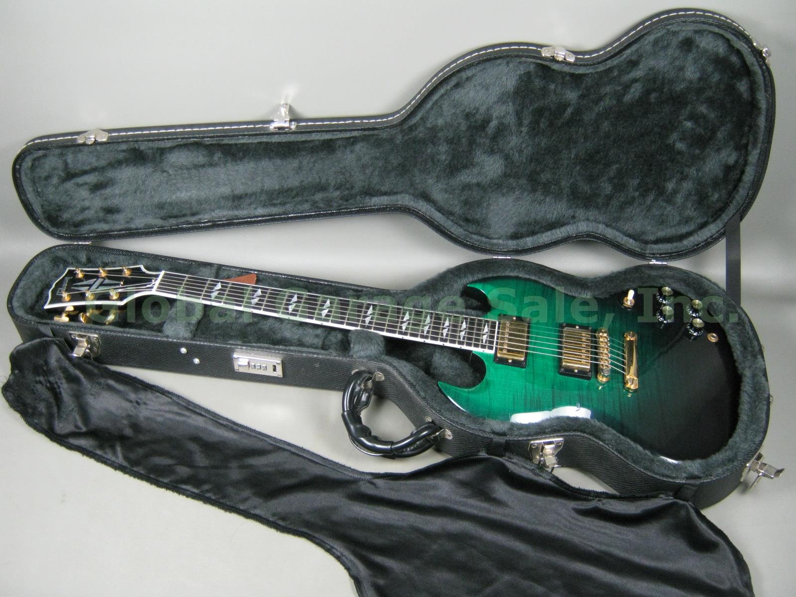 2003 Gibson SG Supreme Electric Guitar Emerald Green One Owner TKL Hard Case