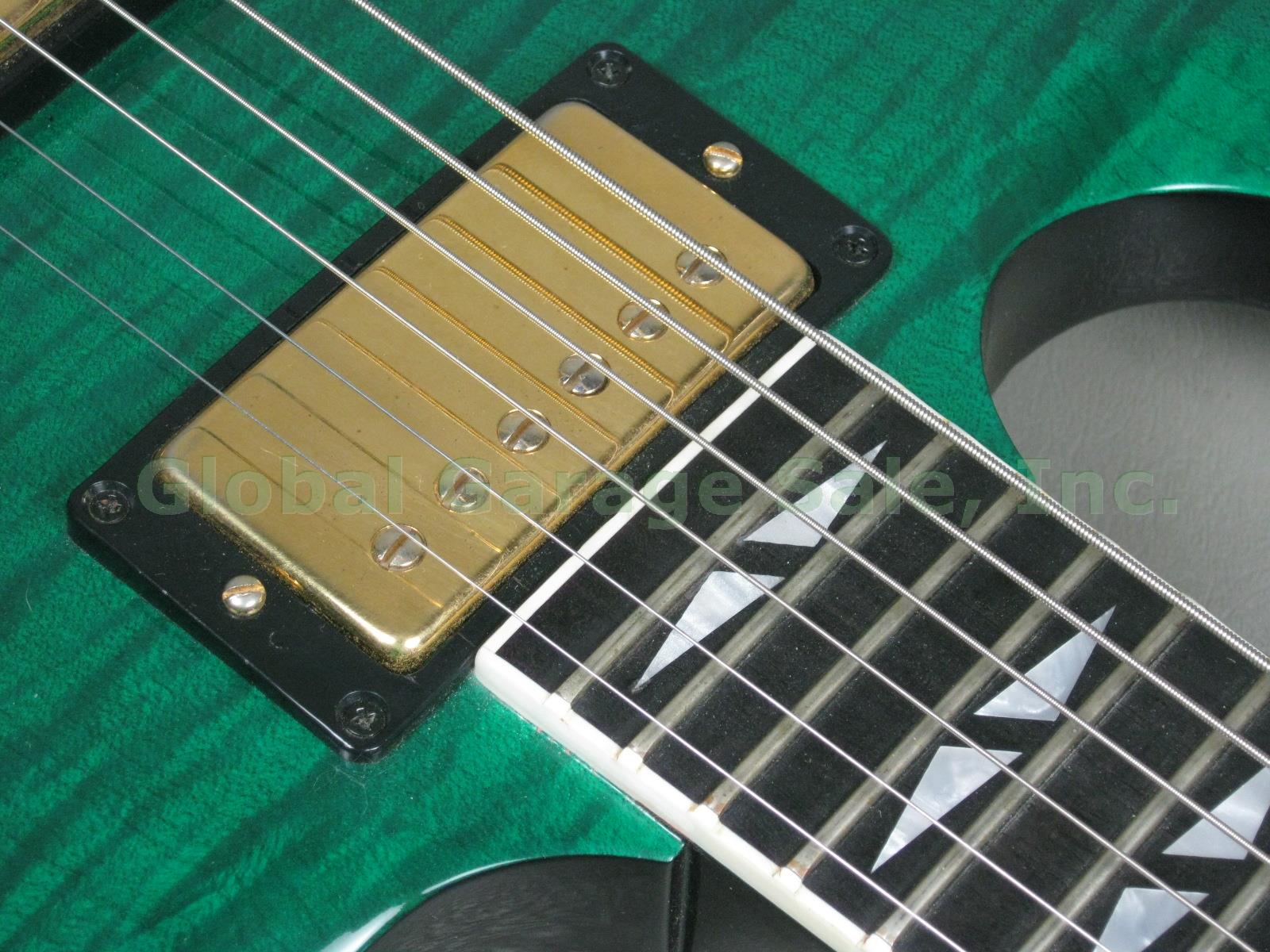 2003 Gibson SG Supreme Electric Guitar Emerald Green One Owner TKL Hard Case 7