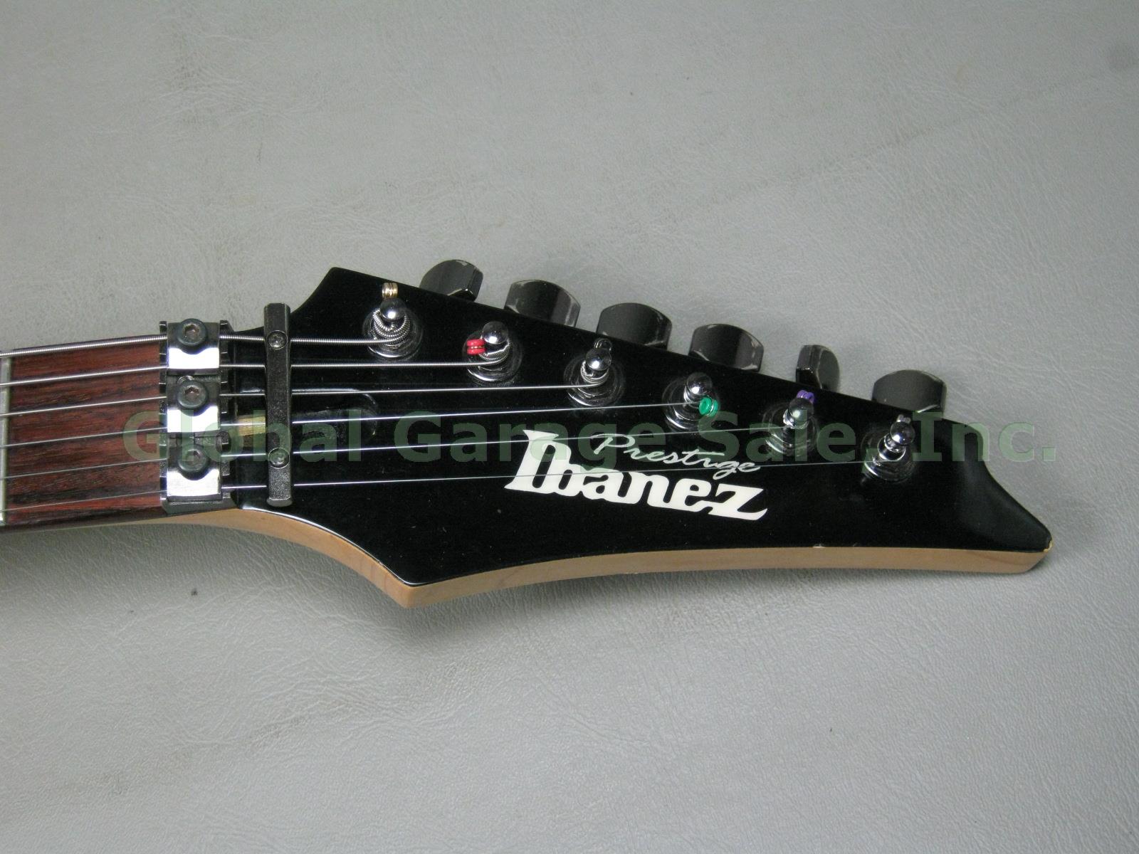 1999 Ibanez Prestige RG3120 Electric Guitar Blue Flame Maple Floyd Rose Tremolo 5