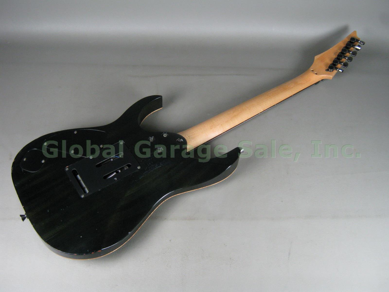 1999 Ibanez Prestige RG3120 Electric Guitar Blue Flame Maple Floyd Rose Tremolo 11