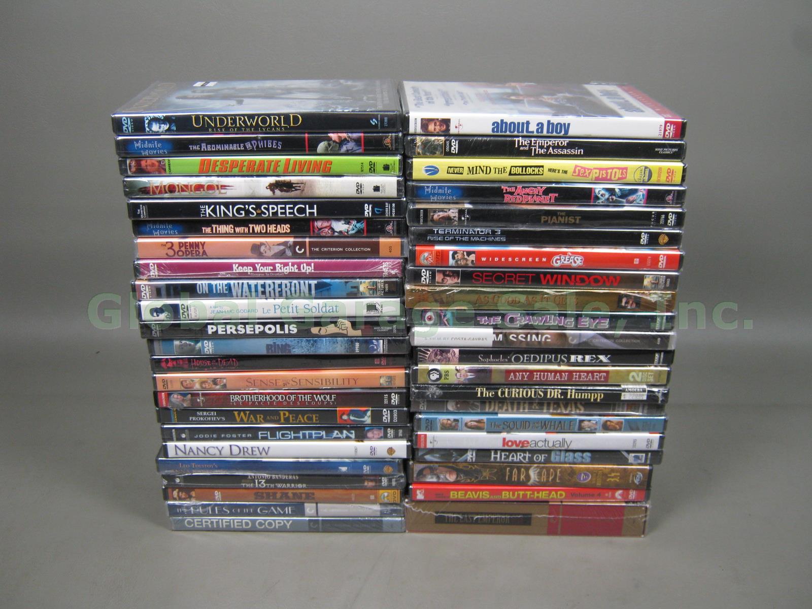 43 New Sealed DVD Movie Lot Action Comedy Drama Historical Horror Sci Fi Musical