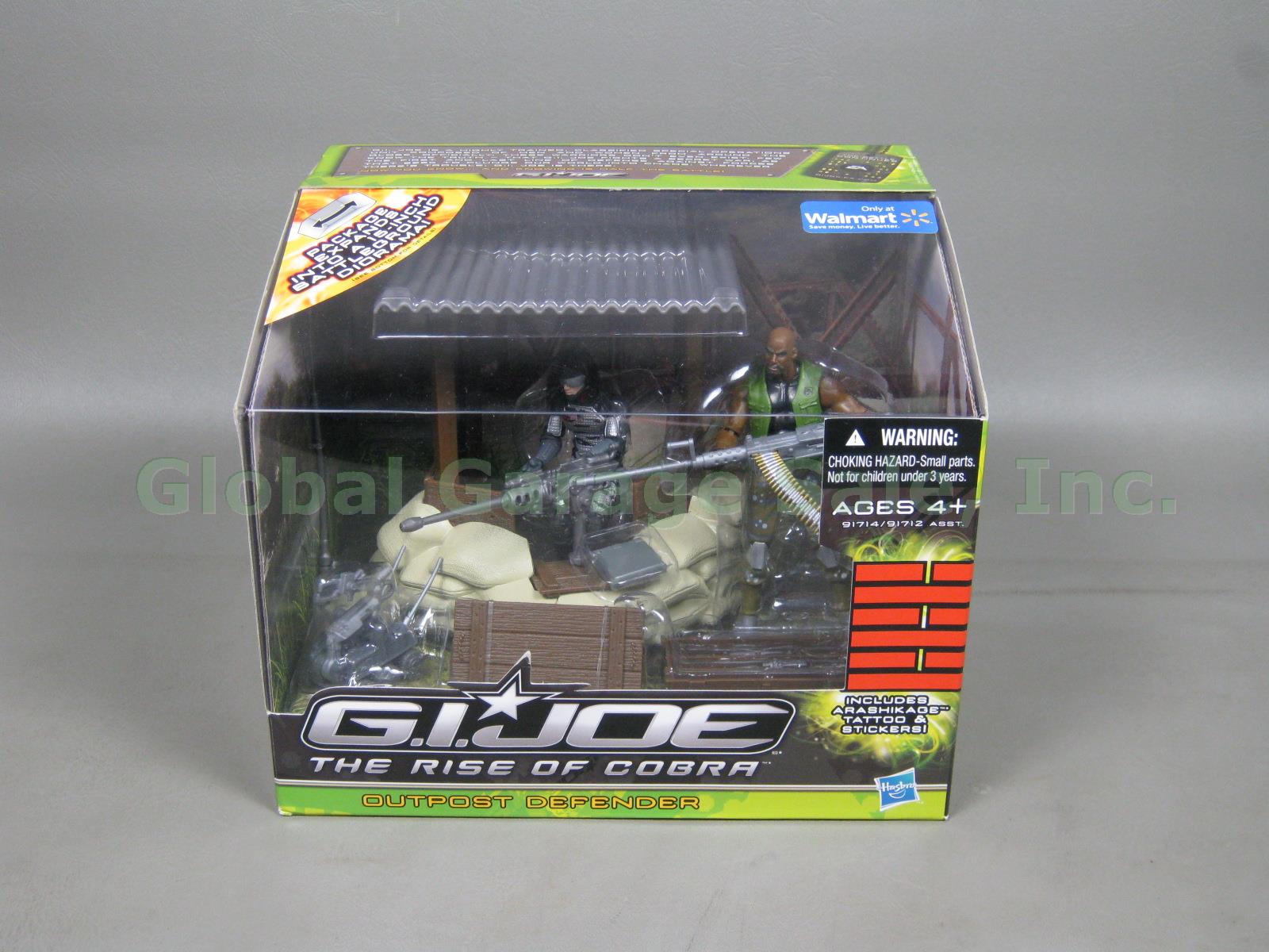 New Sealed 2009 GI Joe The Rise Of Cobra ROC Outpost Defender Walmart Exclusive