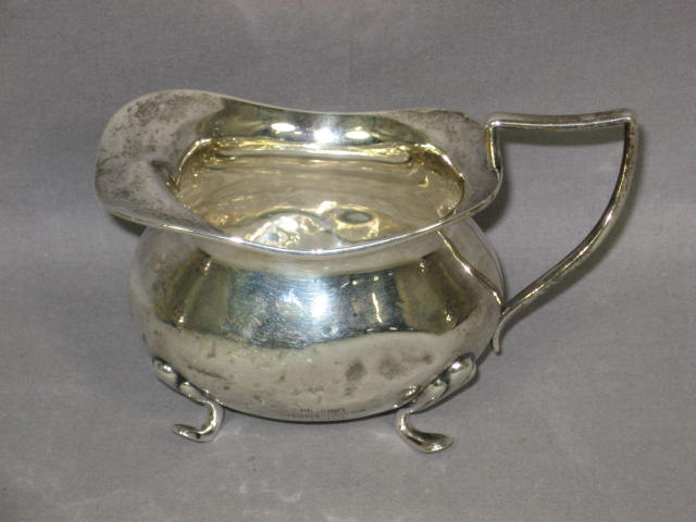 Vintage Sterling Silver Tea Set Teapot Creamer Sugar NR 1