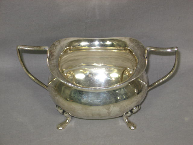 Vintage Sterling Silver Tea Set Teapot Creamer Sugar NR 6