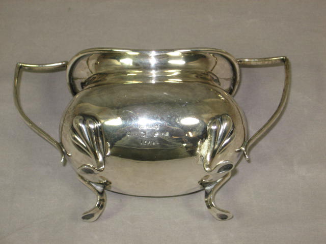 Vintage Sterling Silver Tea Set Teapot Creamer Sugar NR 7