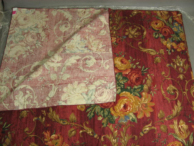 11 Red Floral 108" Round Resaurant Tablecloth Linens NR 3