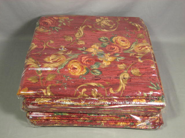 11 Red Floral 108" Round Resaurant Tablecloth Linens NR 4