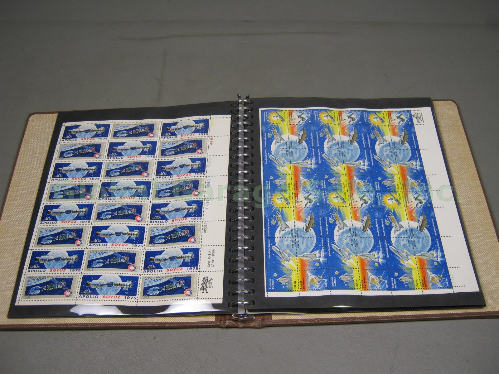 American Commemorative Collections Stamp Lot Album JFK Apollo Space $101.14+ FV 4