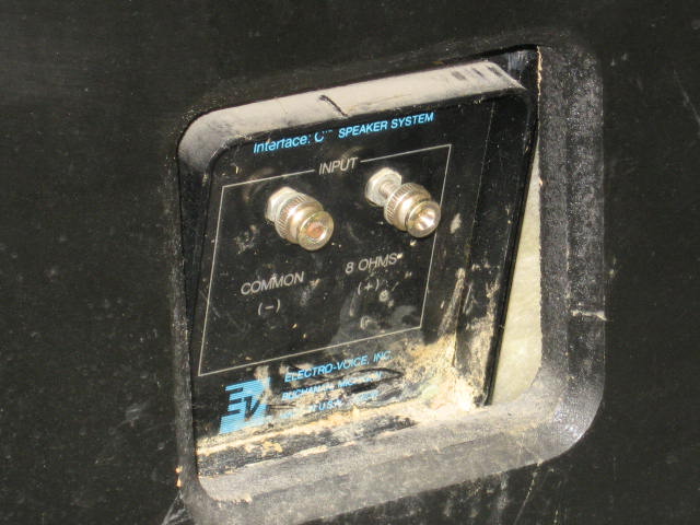 Vintage EV Electro-Voice Interface C Speakers Set Horn 12