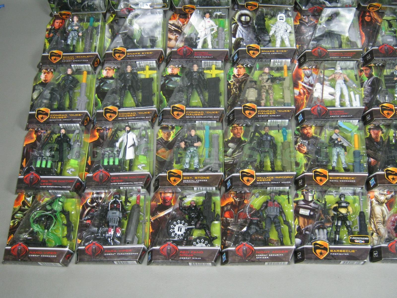 HUGE LOT 40 New 2009 GI Joe The Rise Of Cobra ROC Figures MOC MIP NIP NO RESERVE 1