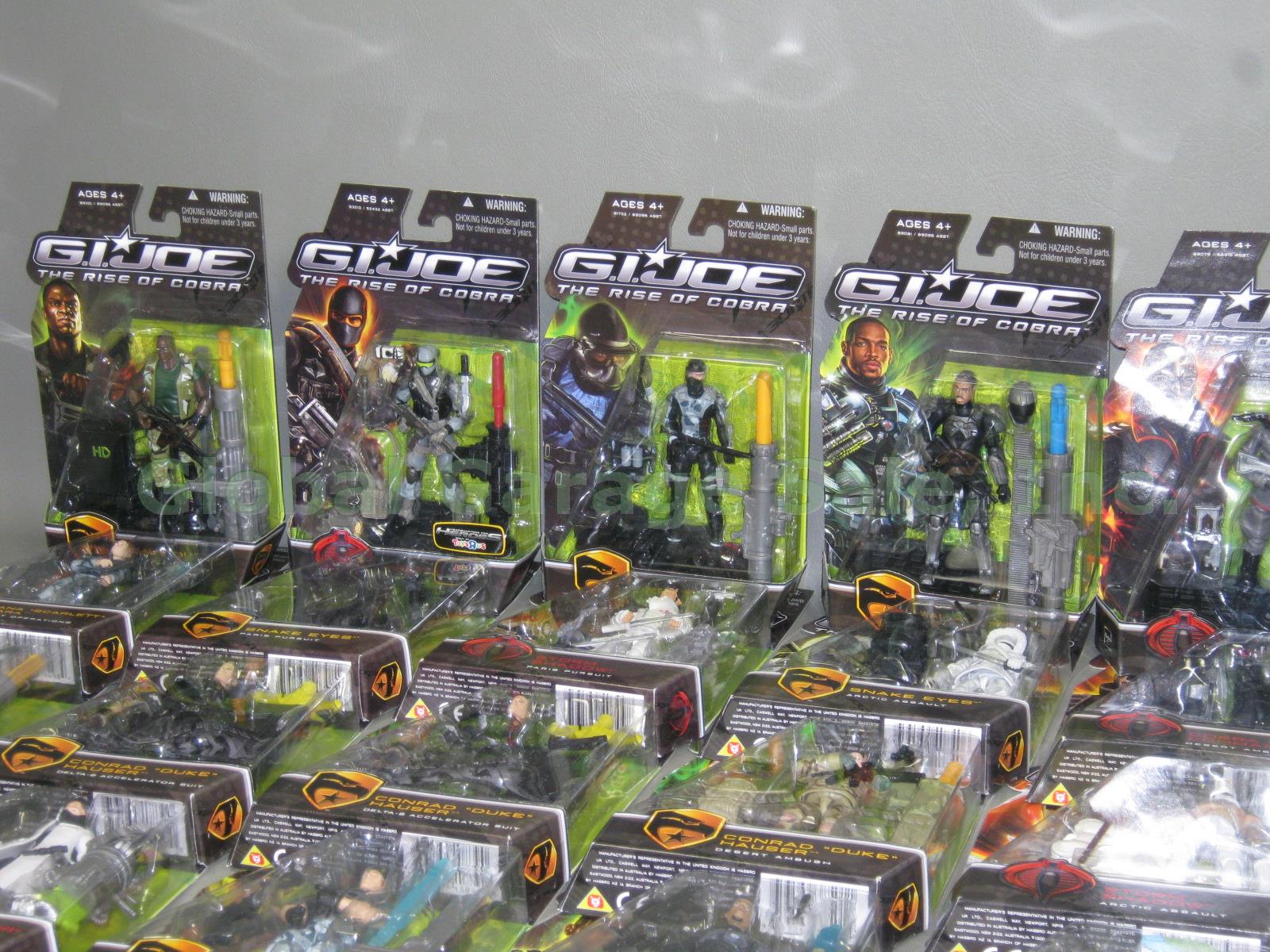 HUGE LOT 40 New 2009 GI Joe The Rise Of Cobra ROC Figures MOC MIP NIP NO RESERVE 3