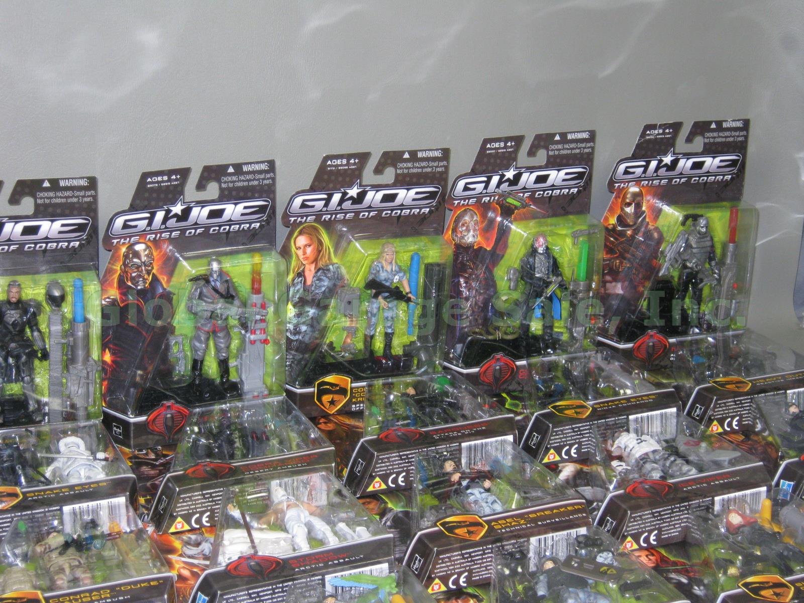 HUGE LOT 40 New 2009 GI Joe The Rise Of Cobra ROC Figures MOC MIP NIP NO RESERVE 4