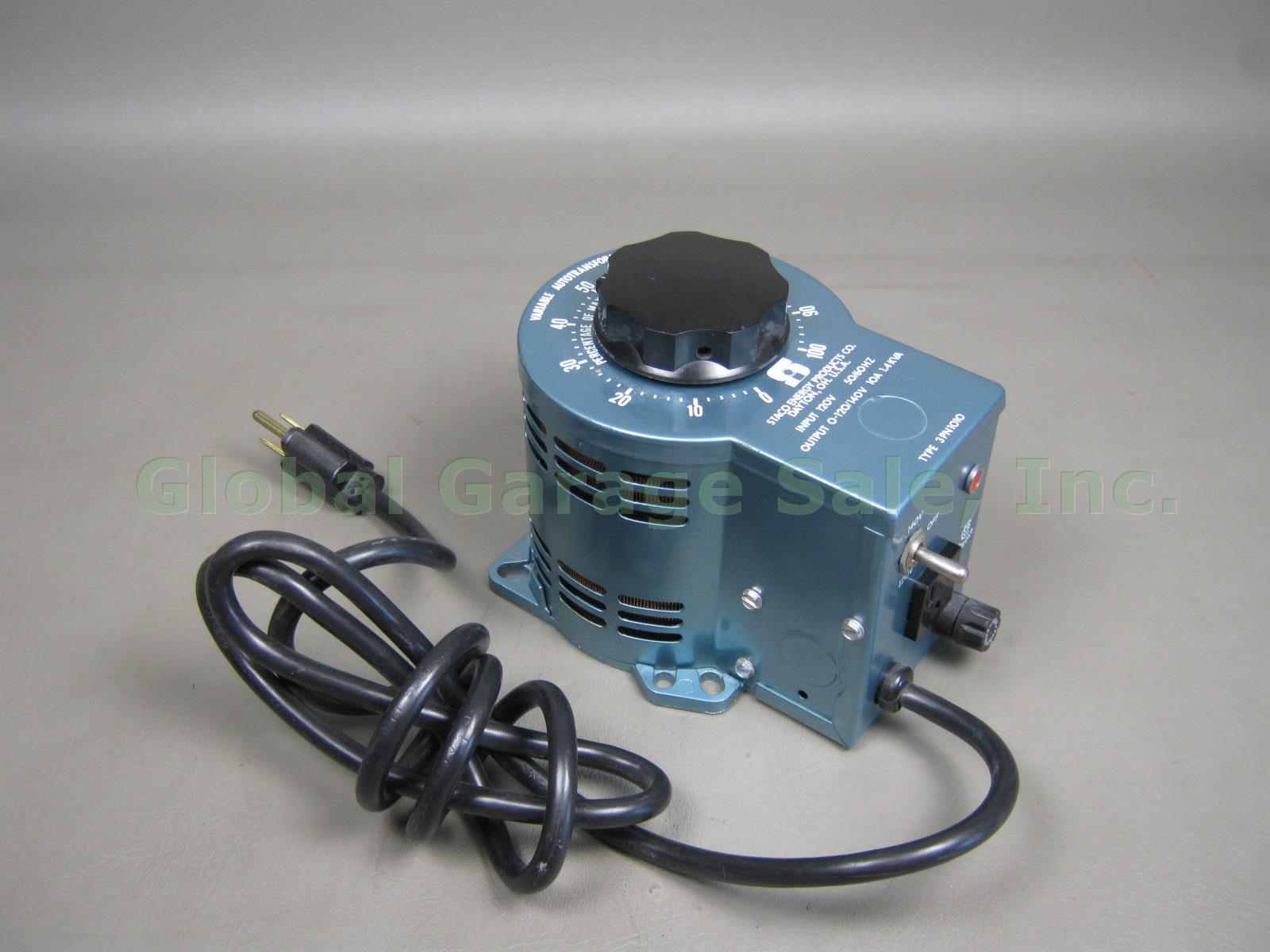 Staco Energy Products Co Variable Autotransformer Model Type 3PN1010 120V 50/60
