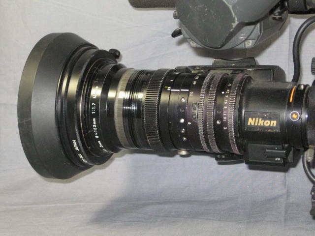Sony BVW-400 Betacam SP 3-CCD Video Camera Nikon S19x8 7