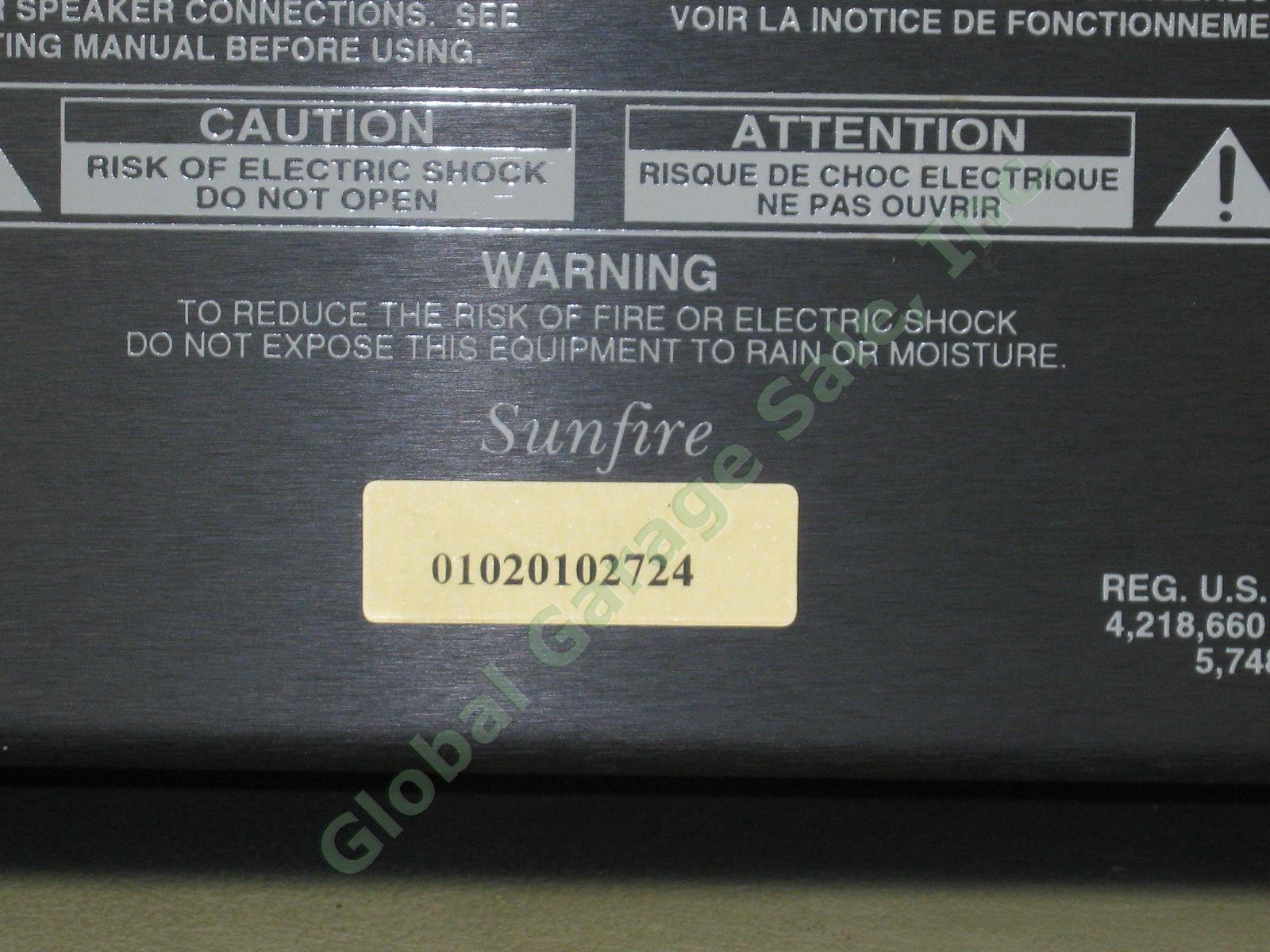 Bob Carver Sunfire 300 Load Invariant High Fidelity Stereo Power Amp Amplifier 6
