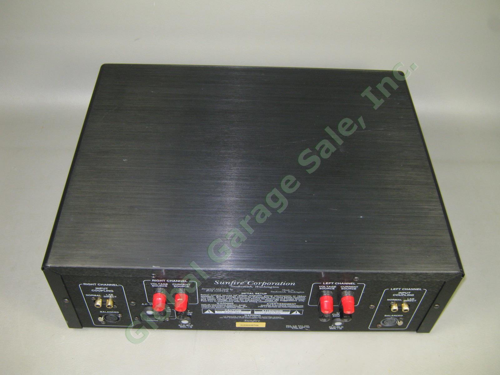 Bob Carver Sunfire 300 Load Invariant High Fidelity Stereo Power Amp Amplifier 7