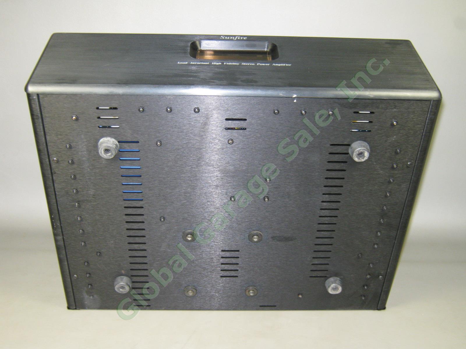 Bob Carver Sunfire 300 Load Invariant High Fidelity Stereo Power Amp Amplifier 9