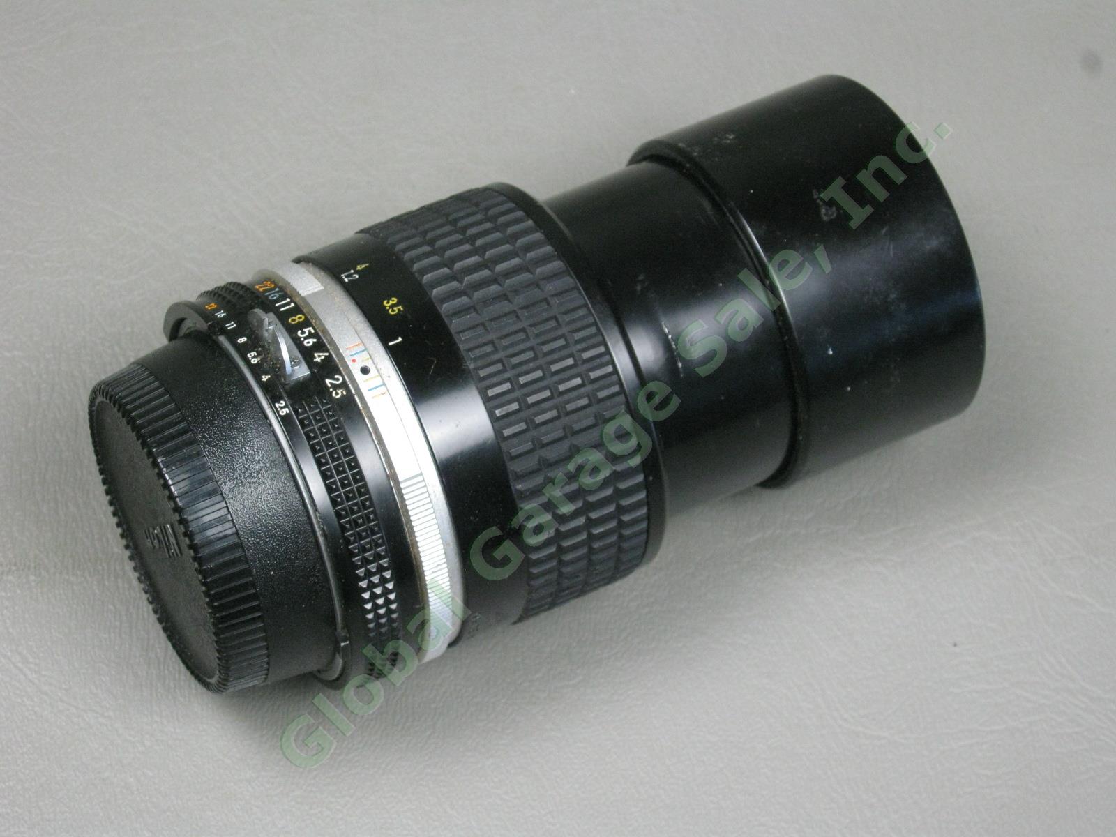 Nikon Nikkor 105mm 1:2.5 f/2.5 Telephoto Camera Lens No Reserve Price! 7