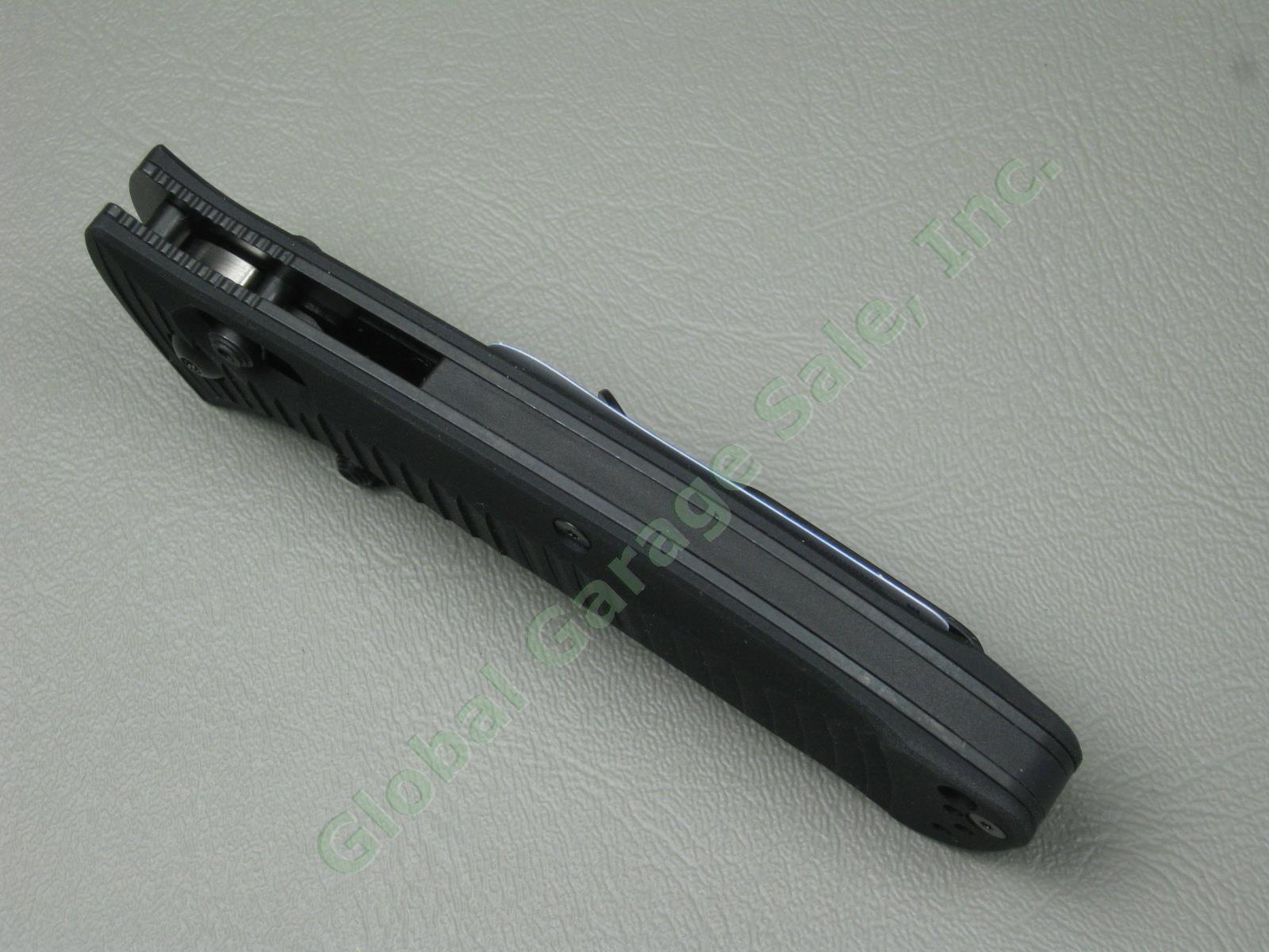 NEW Benchmade 520SBK Presidio Axis ComboEdge BK1 Coated Black Blade Fold Knife 5