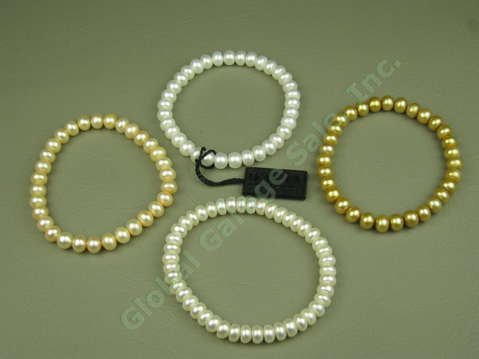 15 NWT QVC Honora Lot Culture Pearl 14k Gold Sterling Necklace Bracelet Earring 2