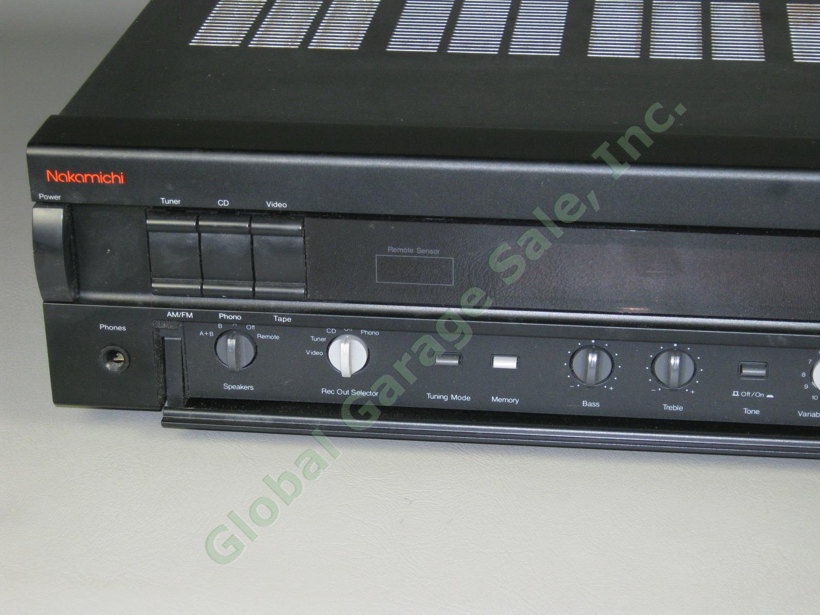 Nakamichi Receiver2 AM/FM Home Stereo Receiver 2 Tuner Amplifier Works Great NR! 1