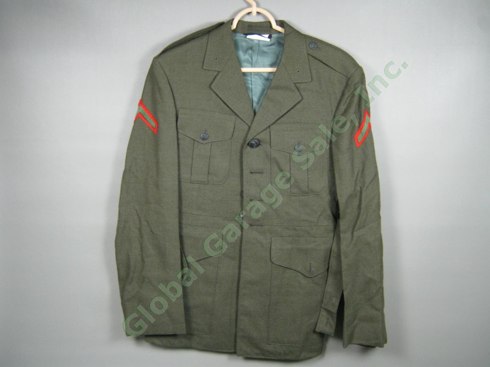 Huge USMC Marine Corps Charlie Uniform Pants Jackets Shirts Cap Lot Never Worn! 3