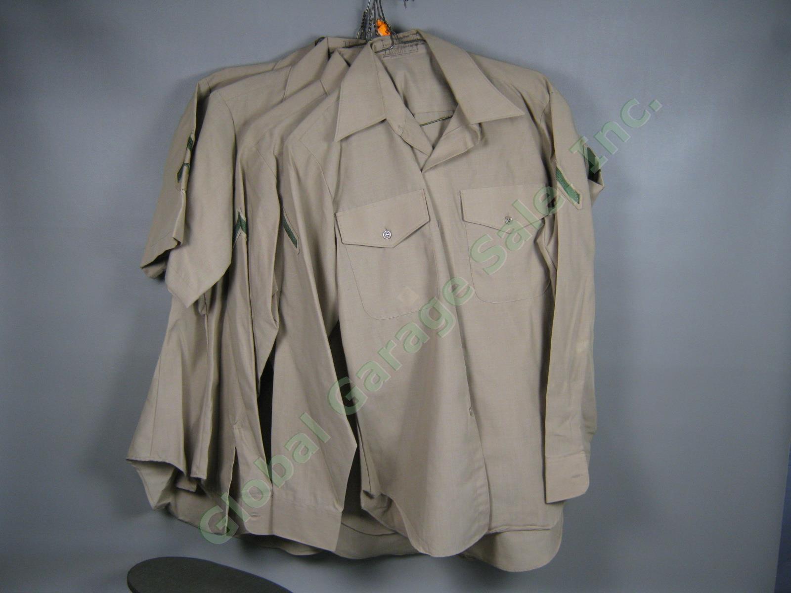 Huge USMC Marine Corps Charlie Uniform Pants Jackets Shirts Cap Lot Never Worn! 4