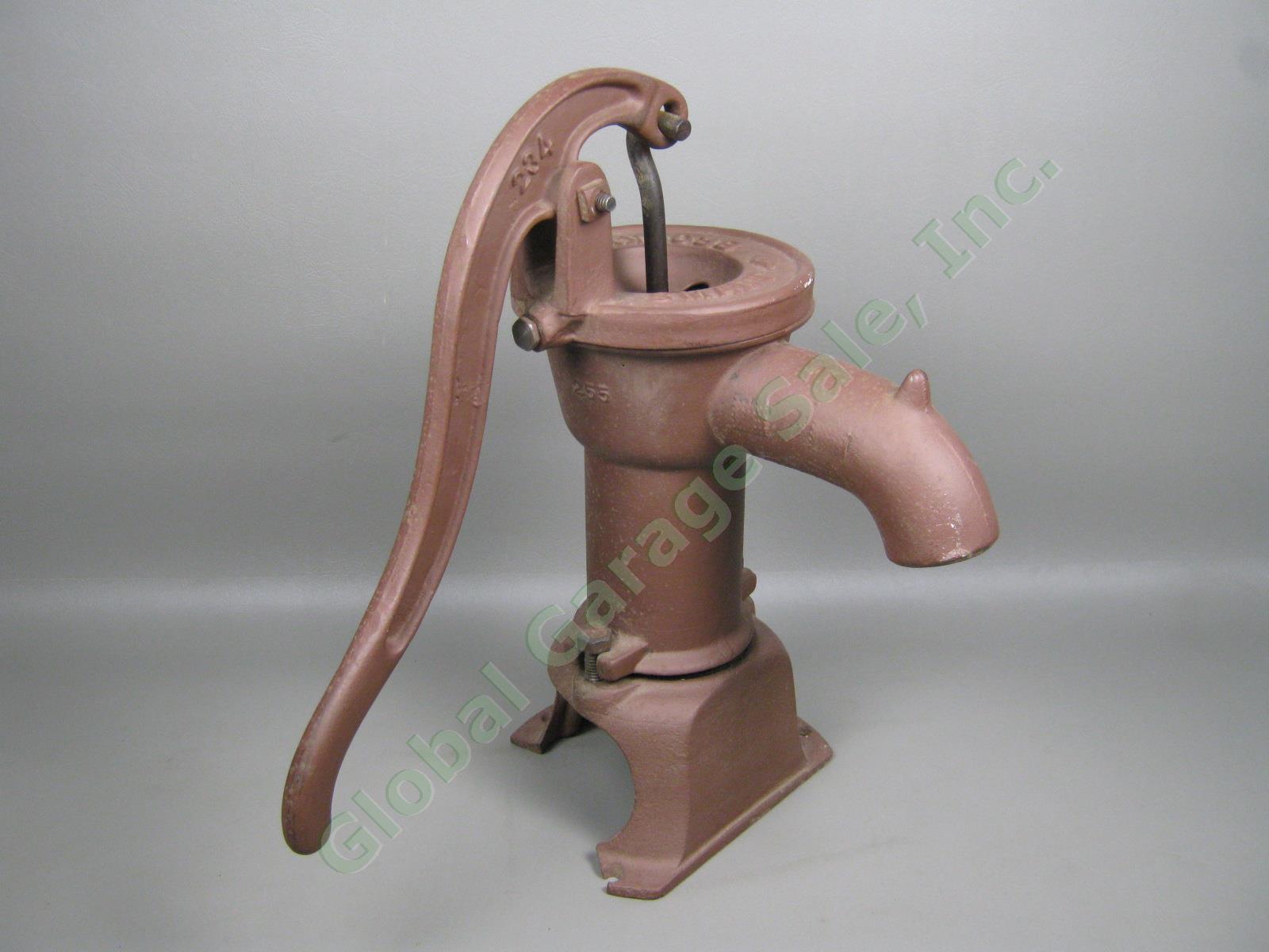 Vtg Antique Cast Iron Hand Crank Smart Brockville 234 255 Well Water Pump 16.5"