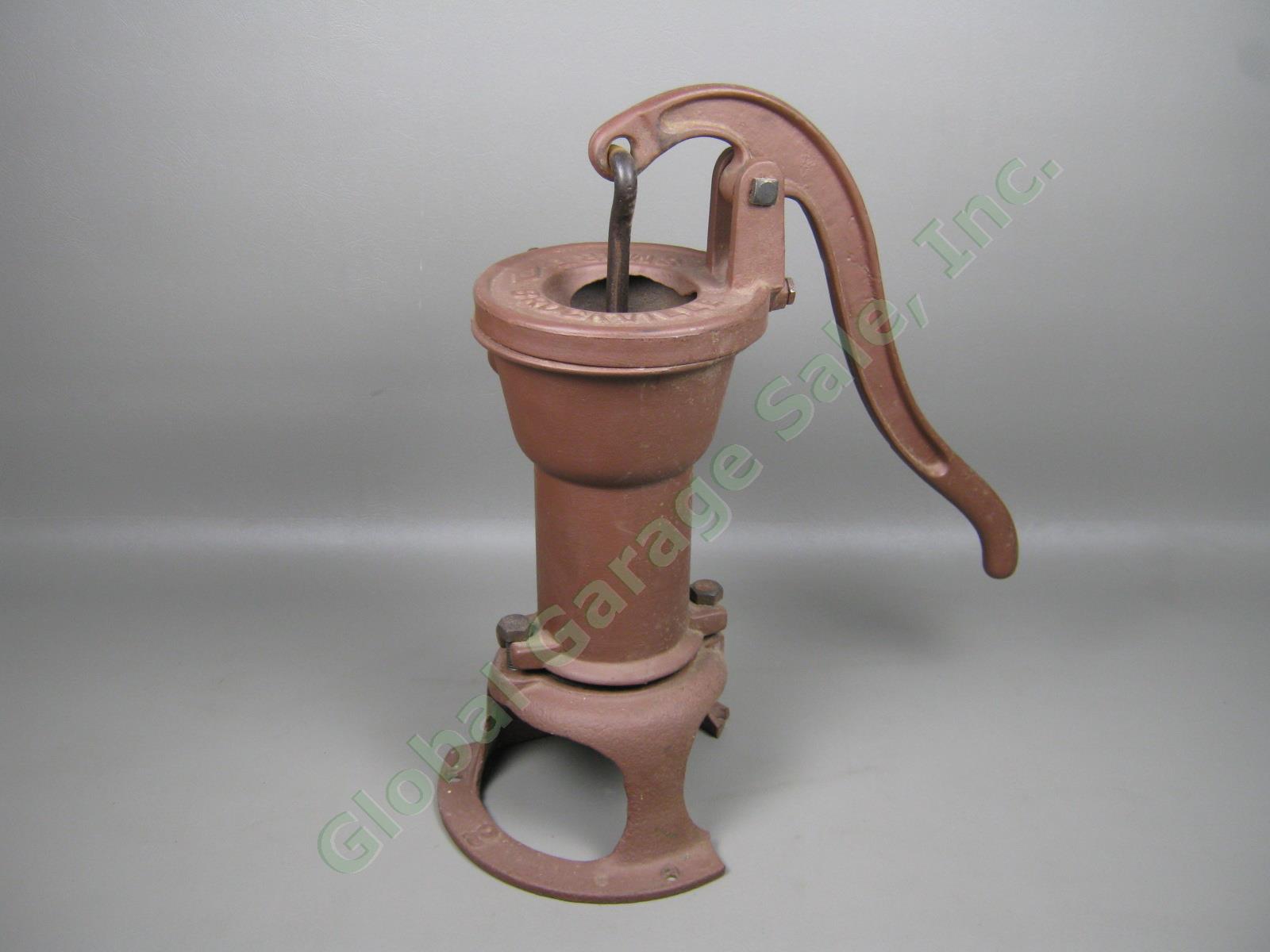 Vtg Antique Cast Iron Hand Crank Smart Brockville 234 255 Well Water Pump 16.5" 2