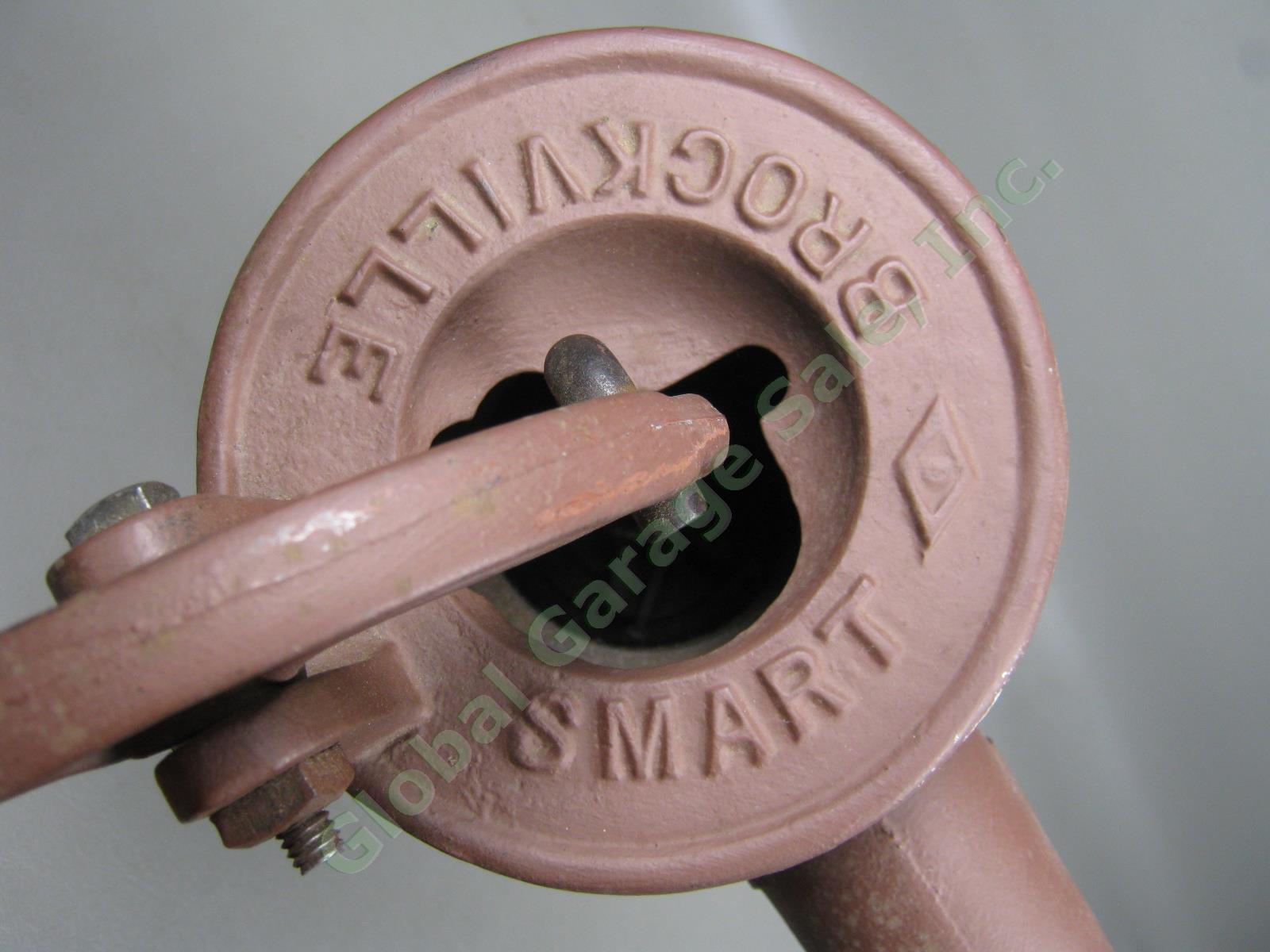 Vtg Antique Cast Iron Hand Crank Smart Brockville 234 255 Well Water Pump 16.5" 3