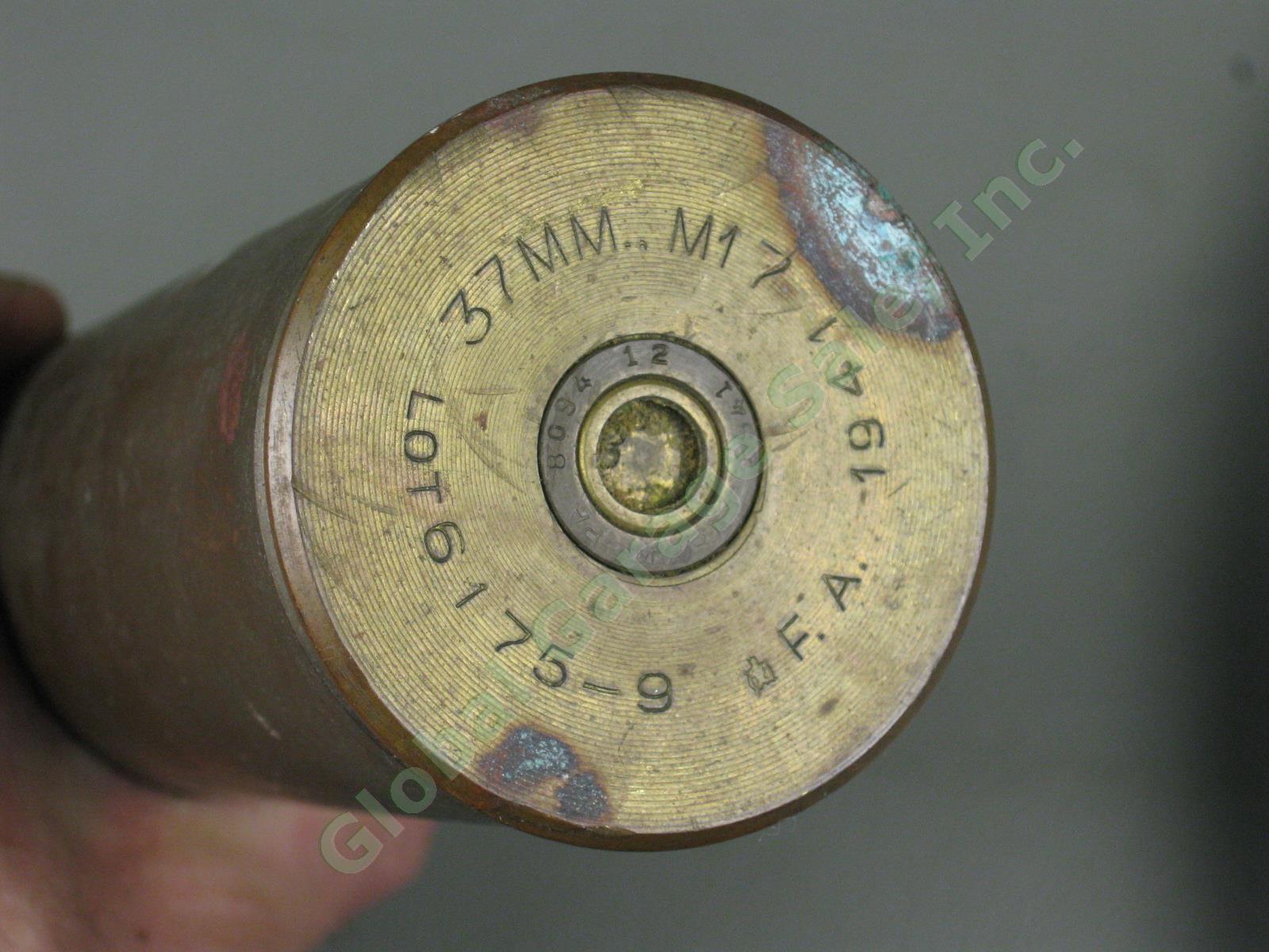 Original 1941 WWII 37mm M17 Shell Casing 6
