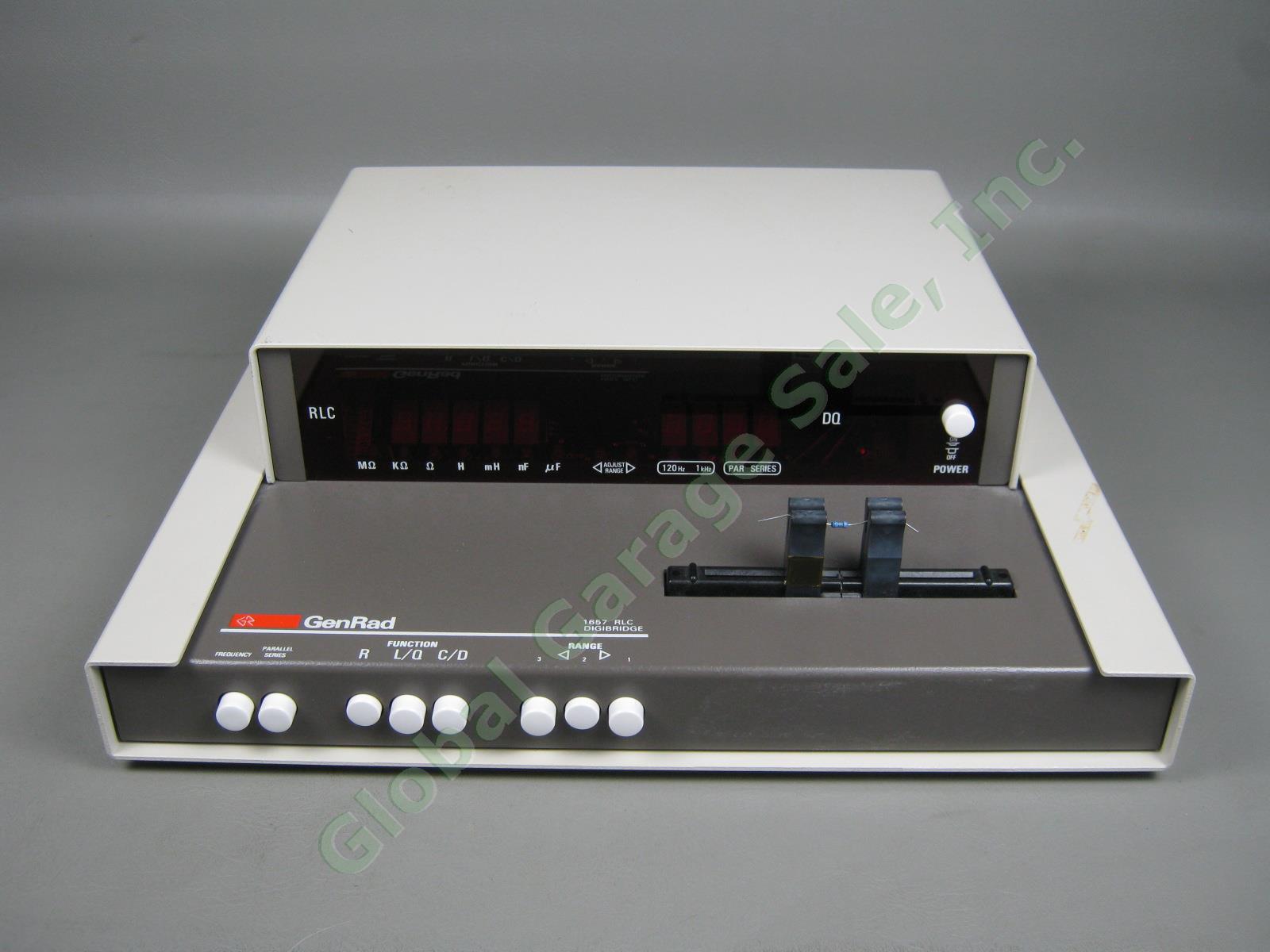 GenRad General Radio GR 1657 RLC Digibridge Digital Impedance Meter W/ Manual NR 1