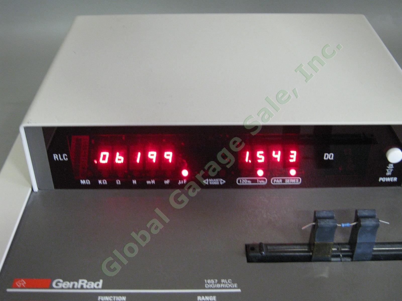 GenRad General Radio GR 1657 RLC Digibridge Digital Impedance Meter W/ Manual NR 2