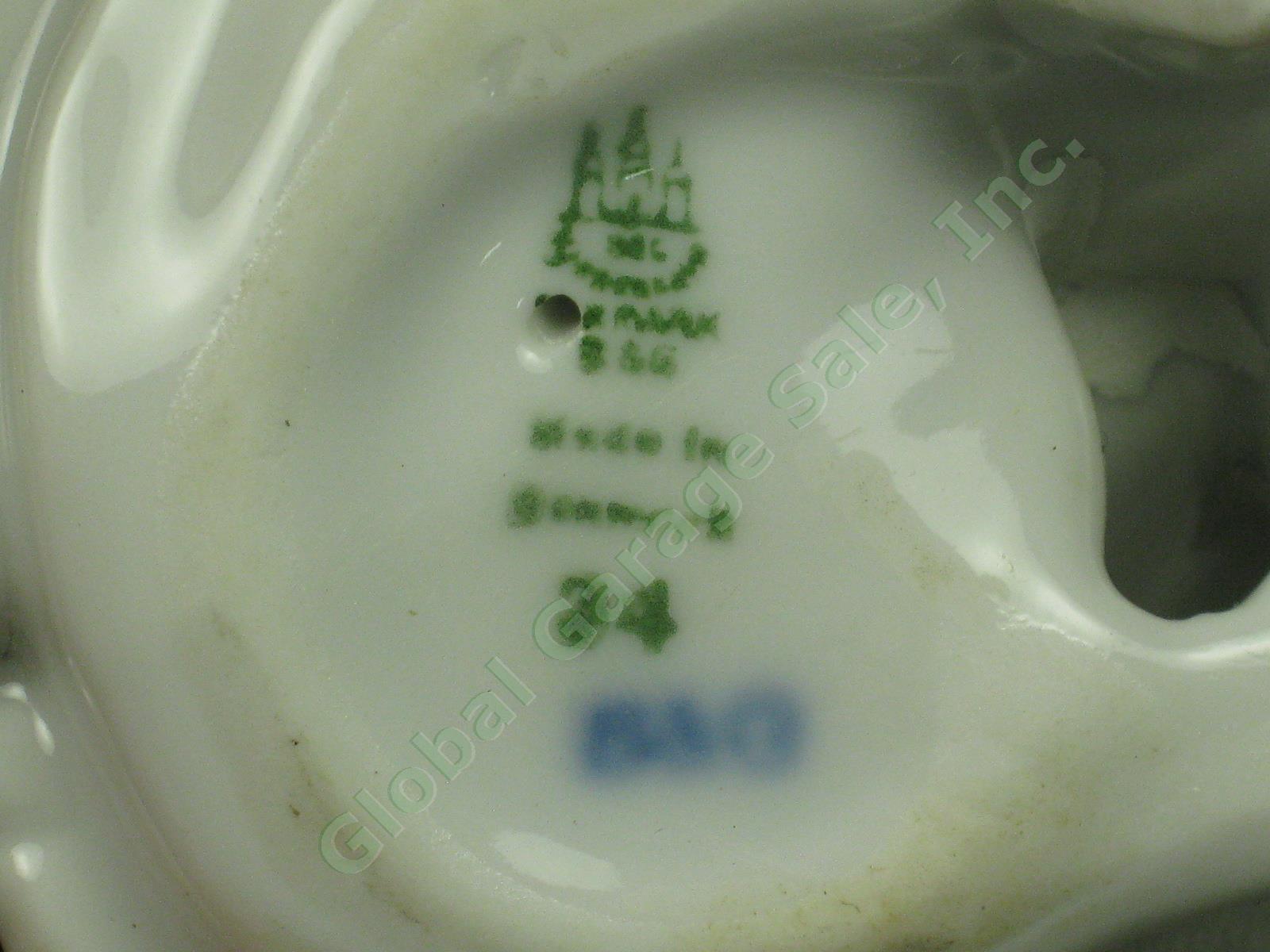 5 Bing Grondahl Kai Nielsen White Porcelain Blanc De Chine Boy Fish Figurine Set 5