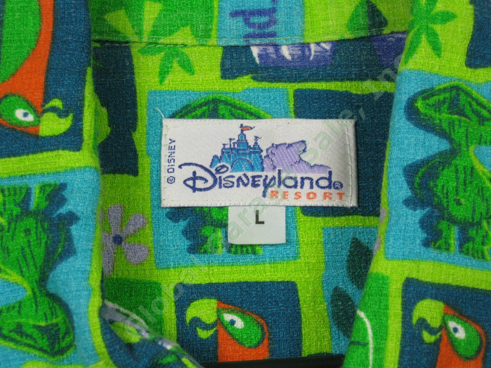 New Shag Disneyland Enchanted Tiki Room 40th Anniversary Hawaiian Shirt L NWOT 3