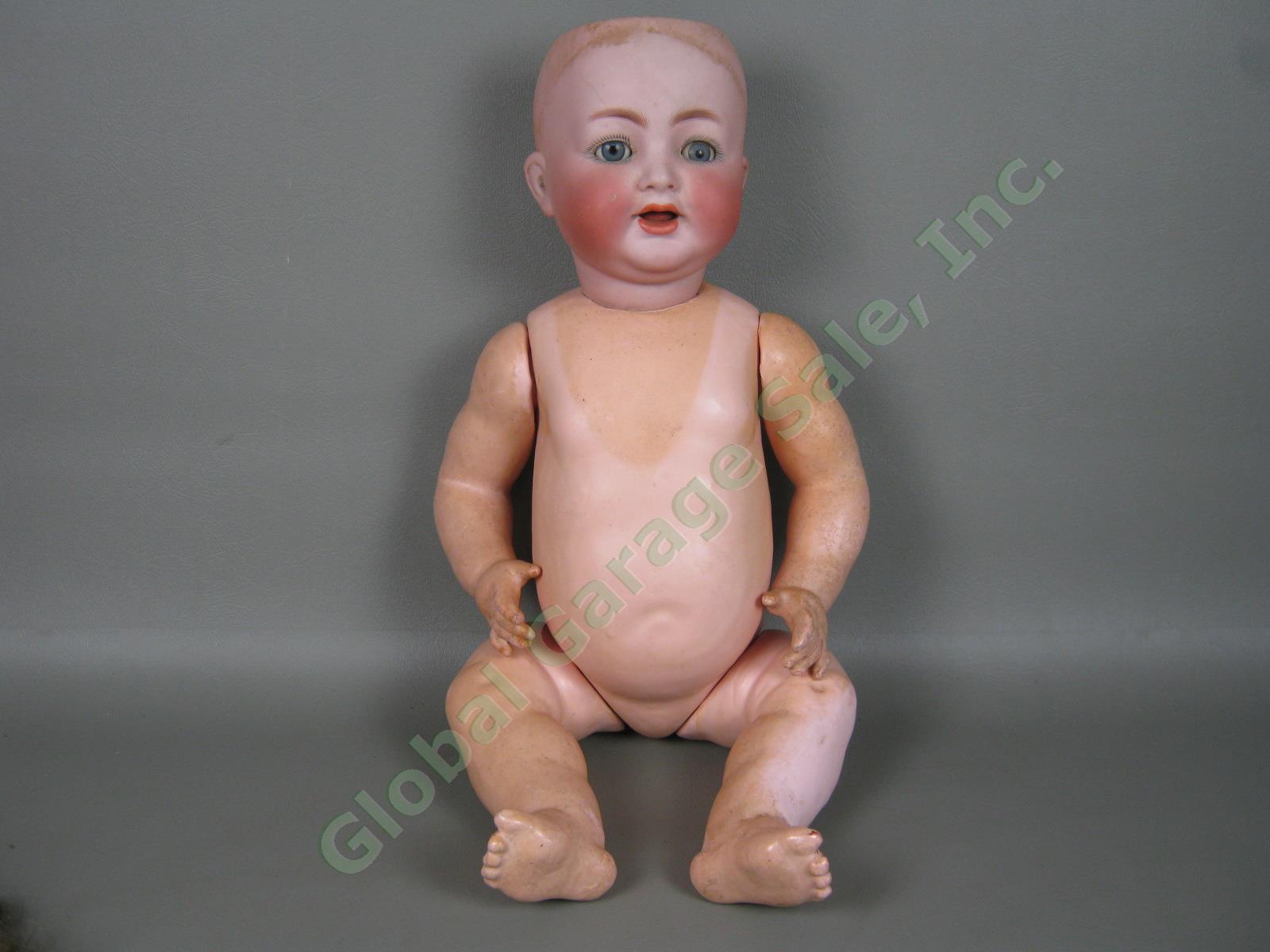 Antique K R Kammer & Reinhardt Simon & Halbig 19" German Bisque Baby Doll #126 6