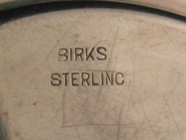 Vintage Birks Sterling Silver Set Compote Plate Saucer 4