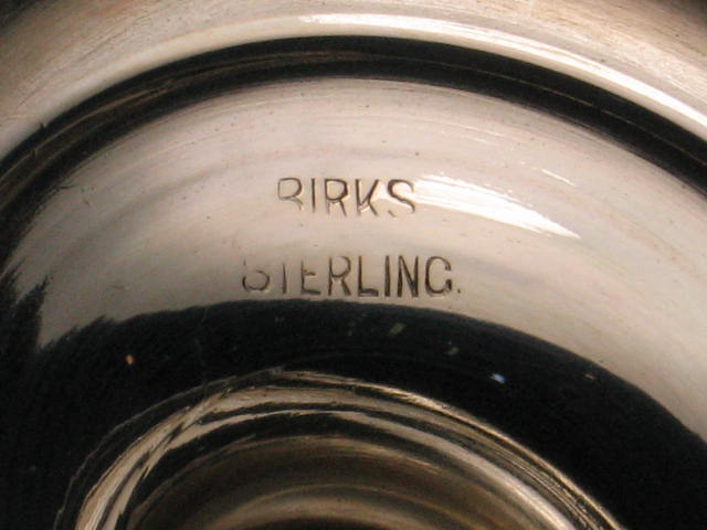 Vintage Birks Sterling Silver Set Compote Plate Saucer 9
