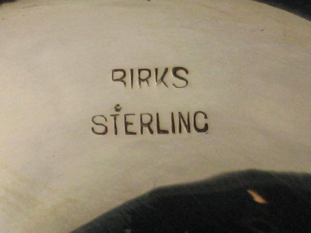 Vintage Birks Sterling Silver Set Compote Plate Saucer 14